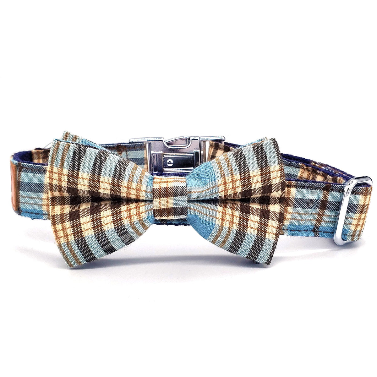 Palmetto Plaid Bow Tie Collar