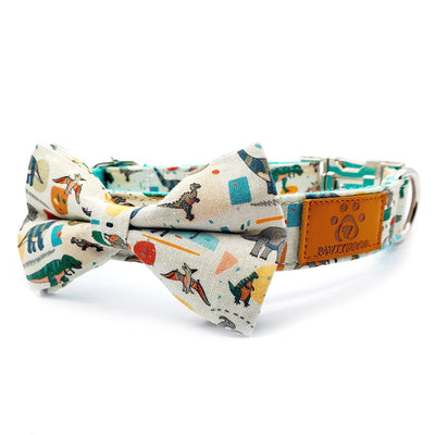 Elite Paw Bow Tie Dog Collar And Leash