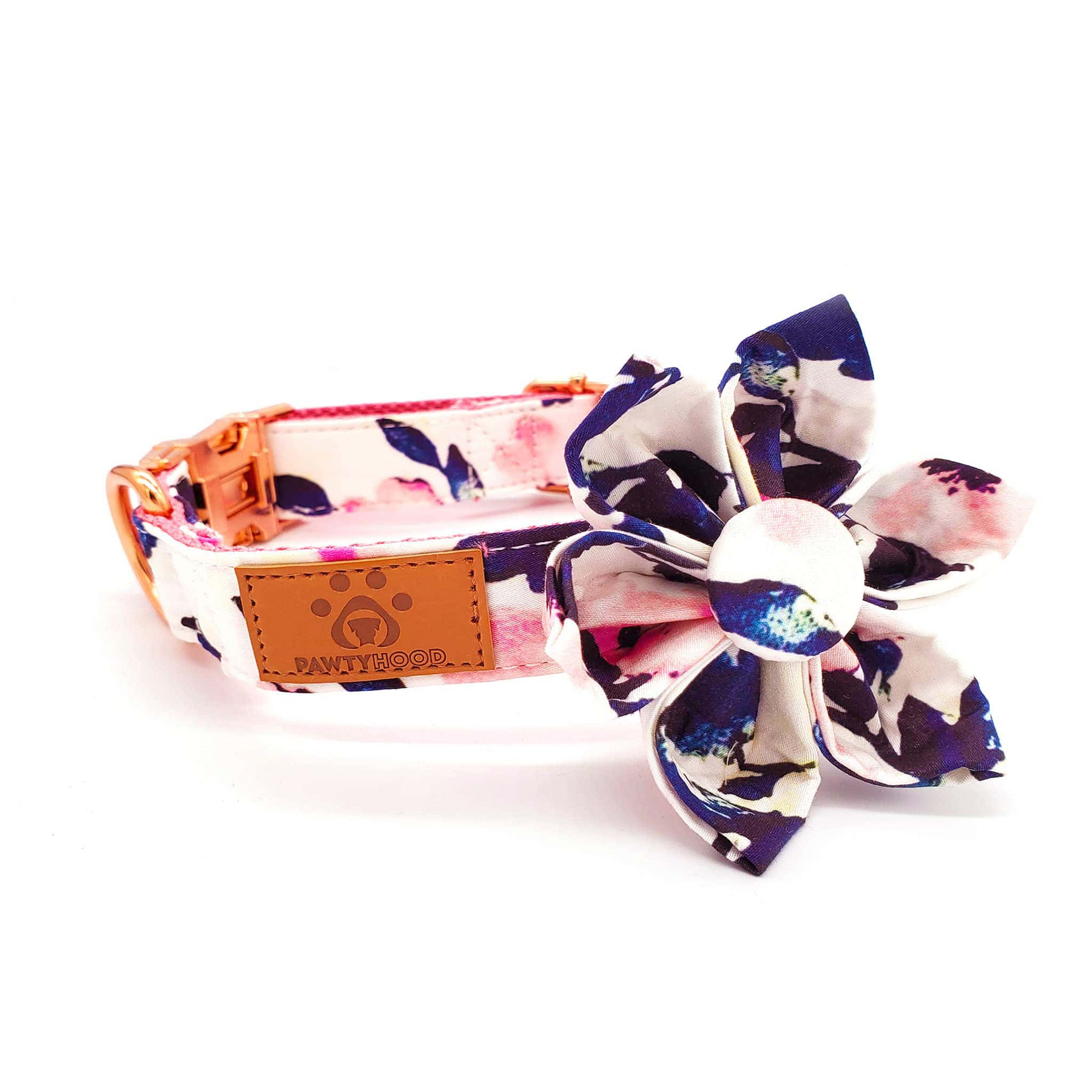 Dog Collar - Soft Collar For Dogs - Pink - Flowers - Roses - You are  Llamazing - Paw My God!